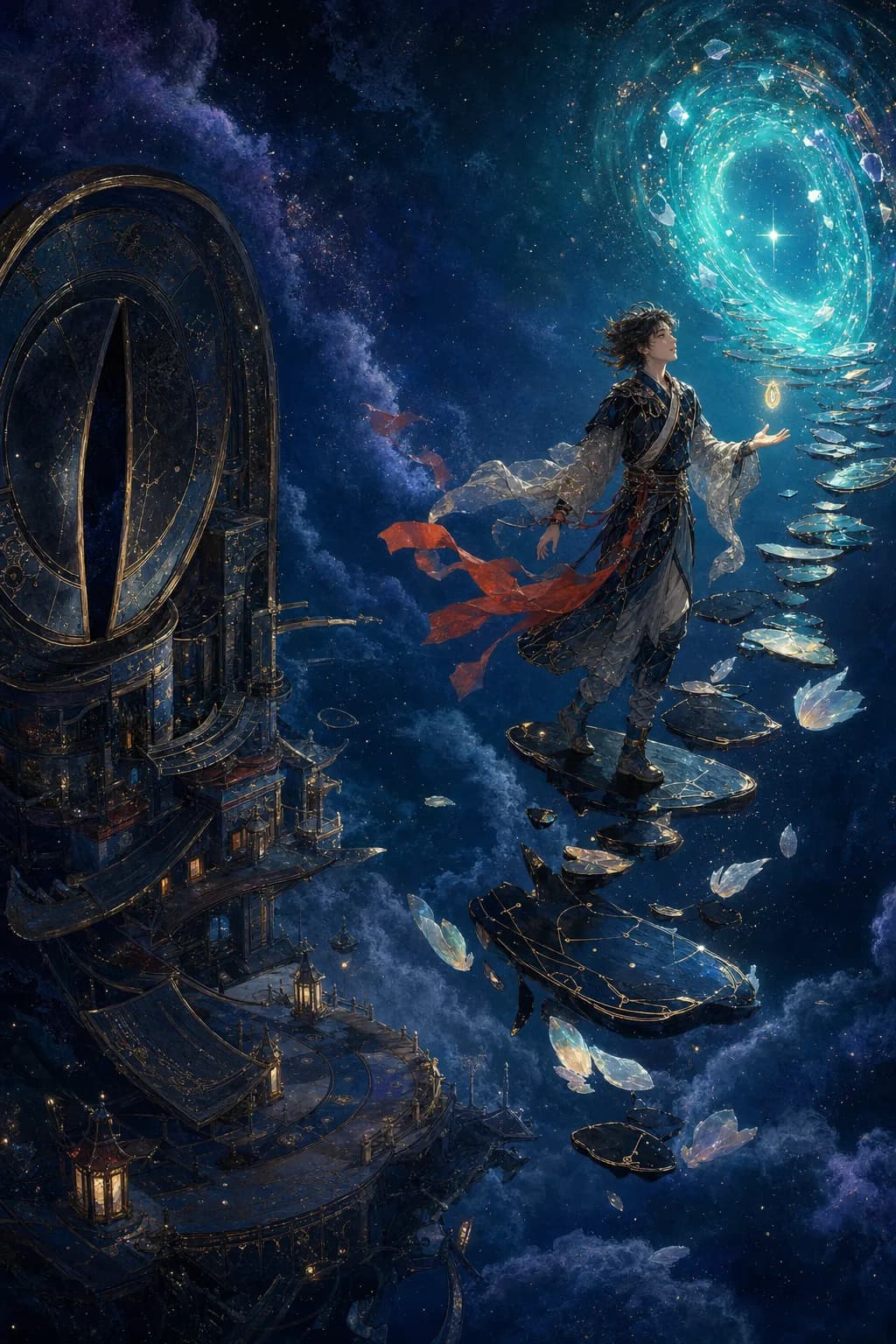 愚者原创牌面:星行者在失重渡桥尚未完全凝结时迈向新生星门