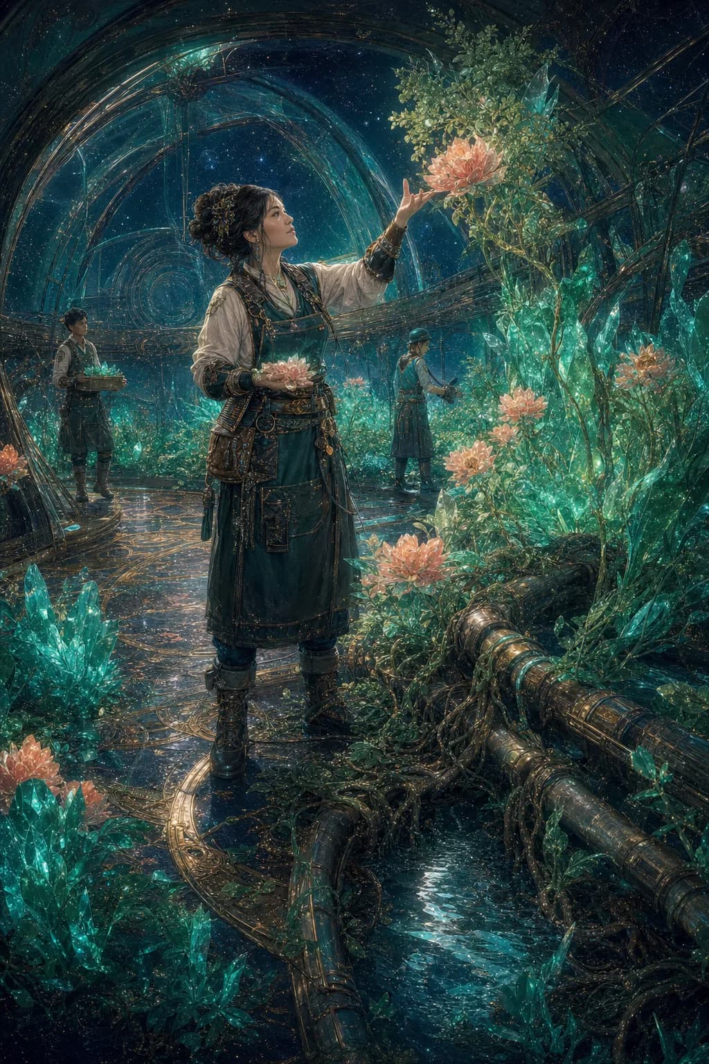 皇后原创牌面:生态培育者让荒废轨道温室重新长出矿物花林